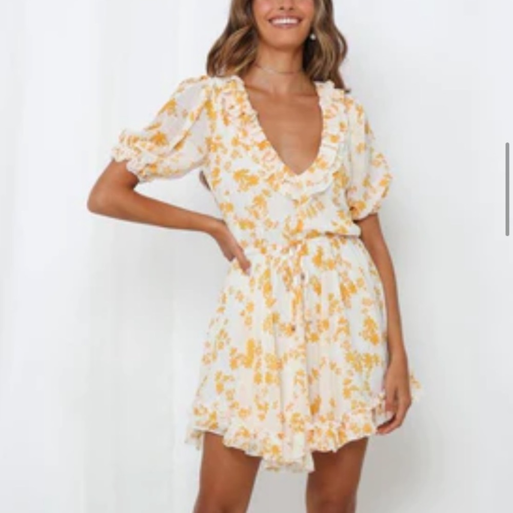 Hello Molly Yellow Dress